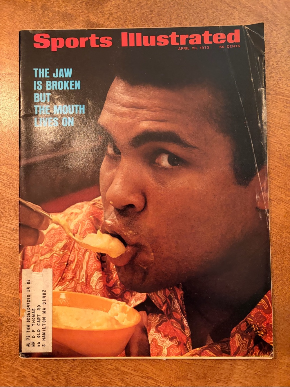 Sports Illustrated Magazine Cover - Red & Orange